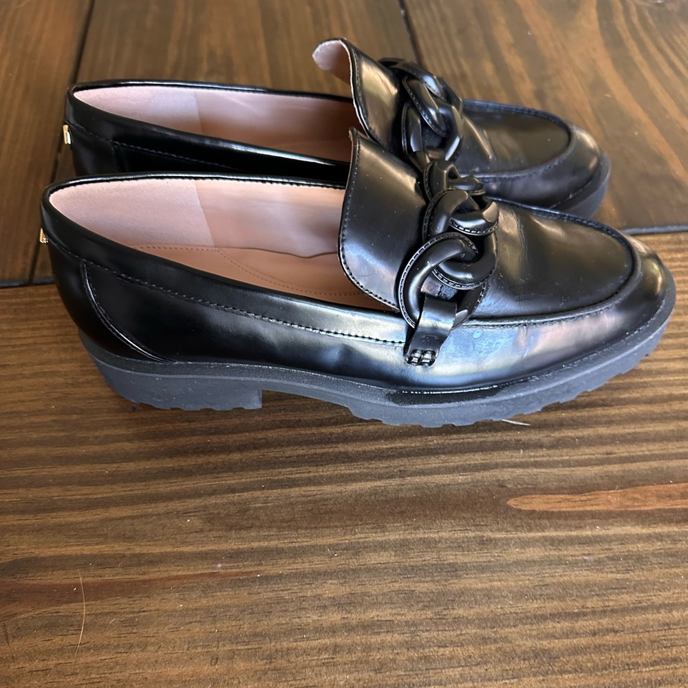 Cole Haan Geneva Chain Leather Loafers - Picture 4 of 6